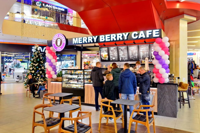 меблі для кафе к ТРЦ