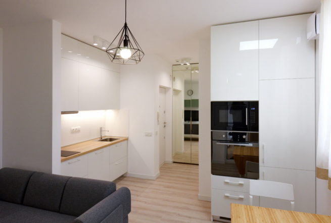 дизайн меленькой кухни