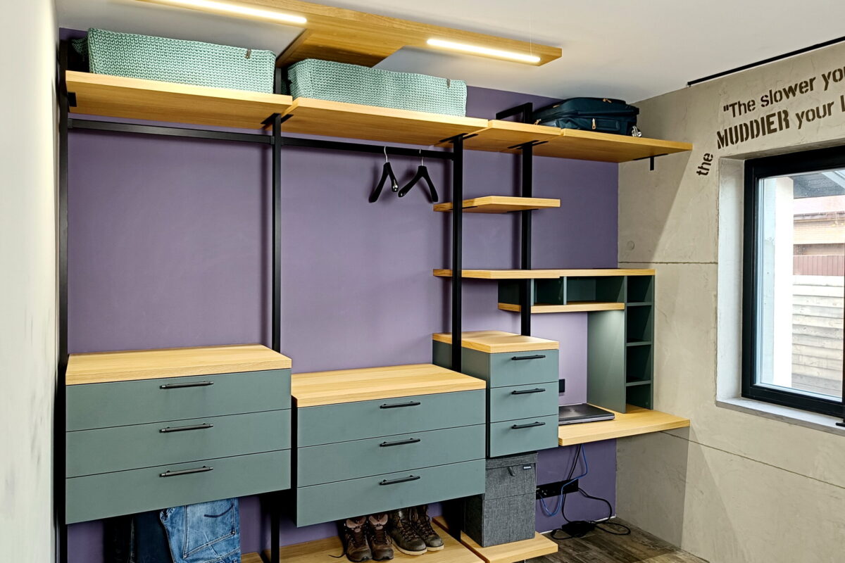 гардеробна в спальні