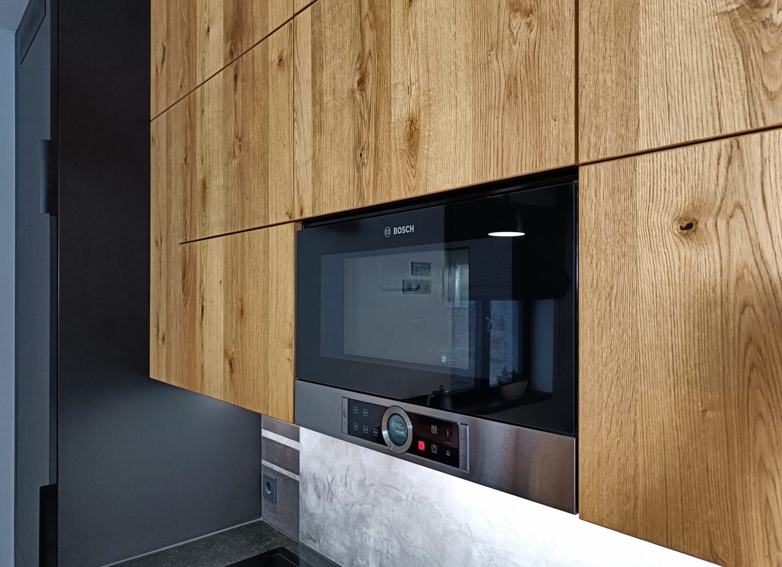 Фасады шпонированные дубом