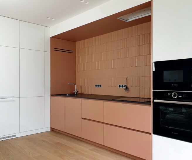 бежева кухня